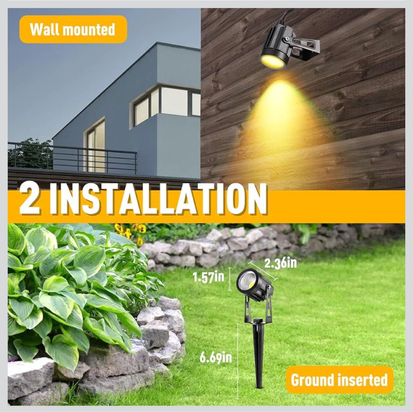 6-Pack Outdoor Spotlight Set - photo 3