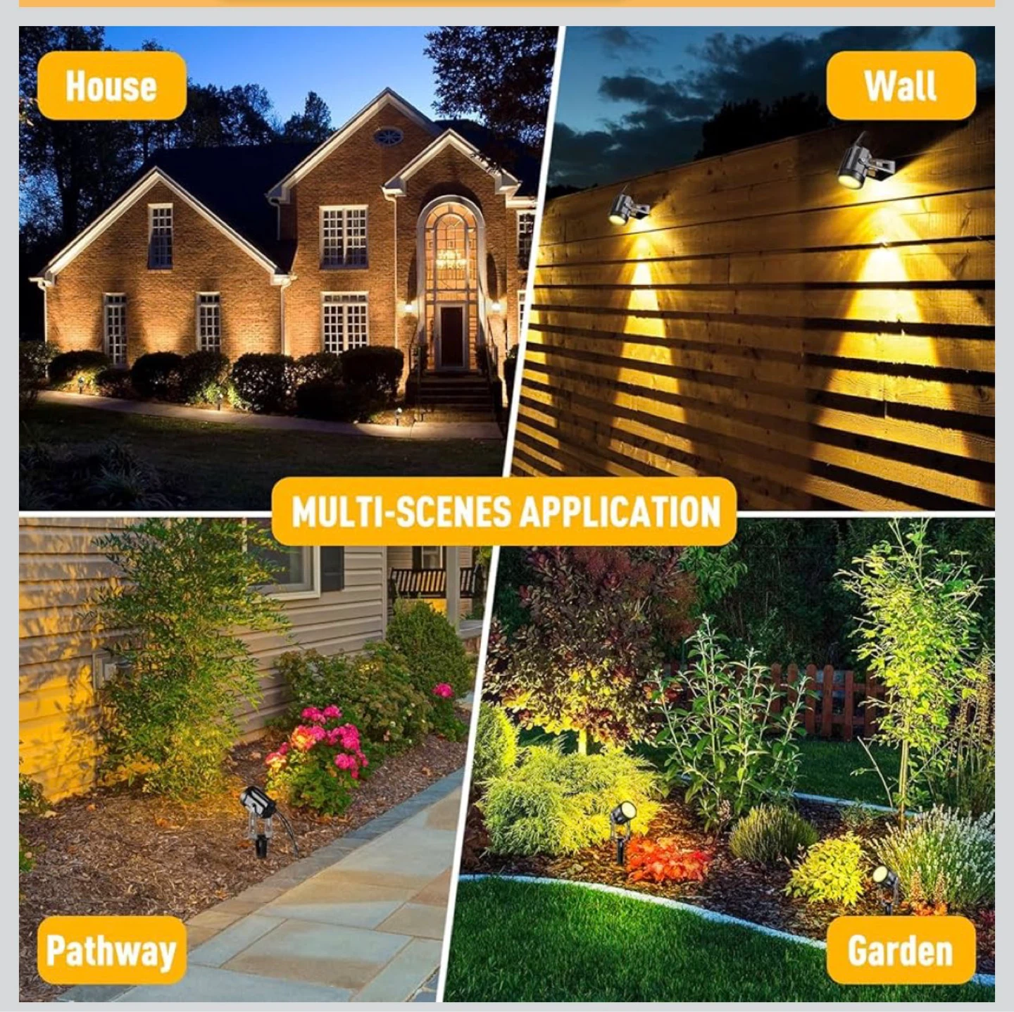 6-Pack Outdoor Spotlight Set - photo 4