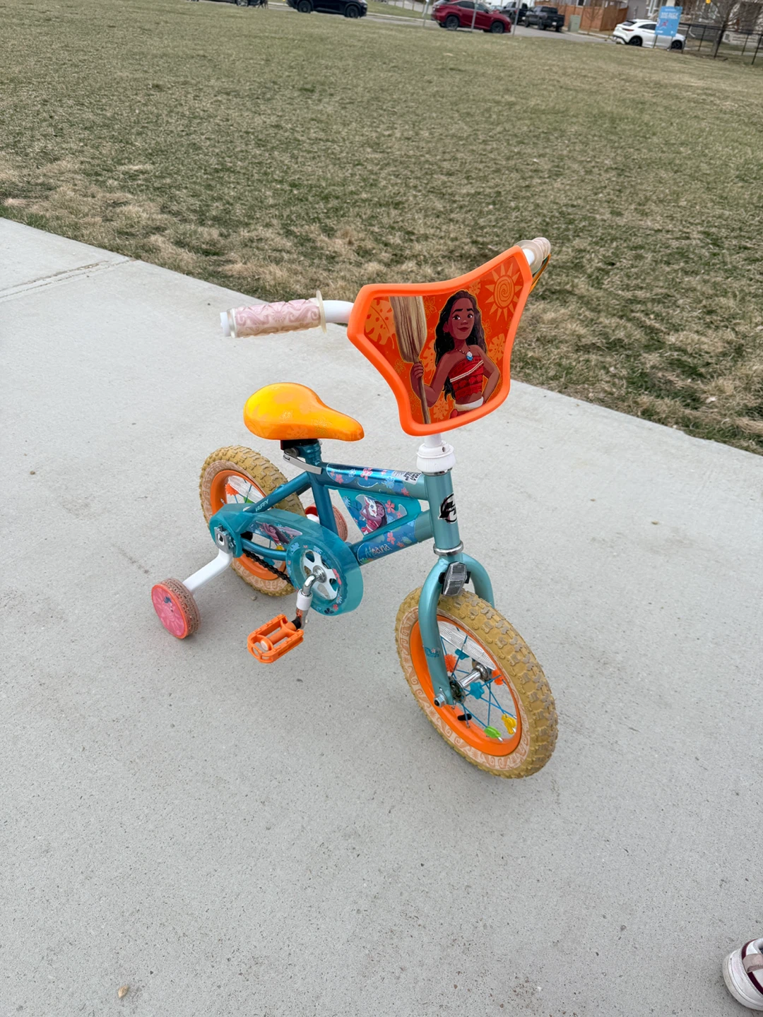 Kids Moana Training Wheels Bicycle