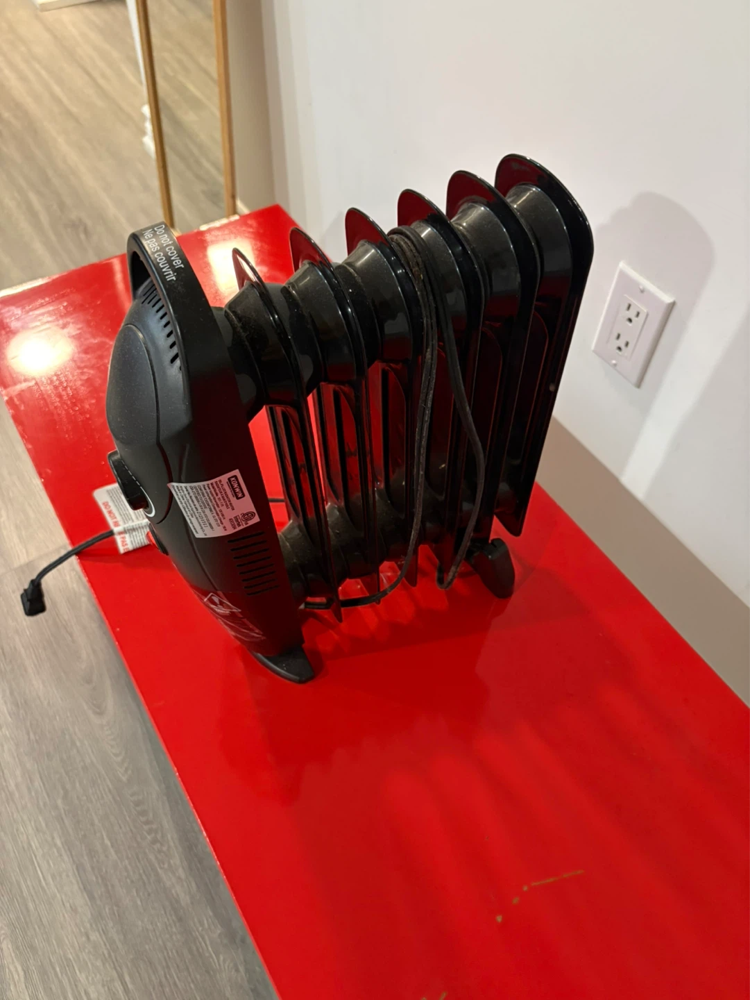 Black Oil-Filled Radiator Heater - photo 2