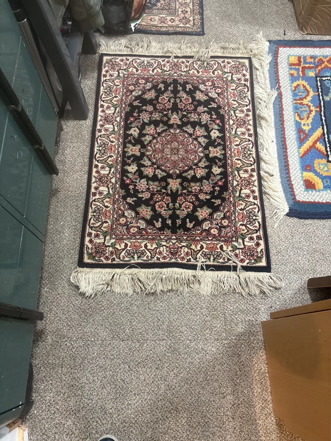 Tabriz wool Rug with Floral Pattern
