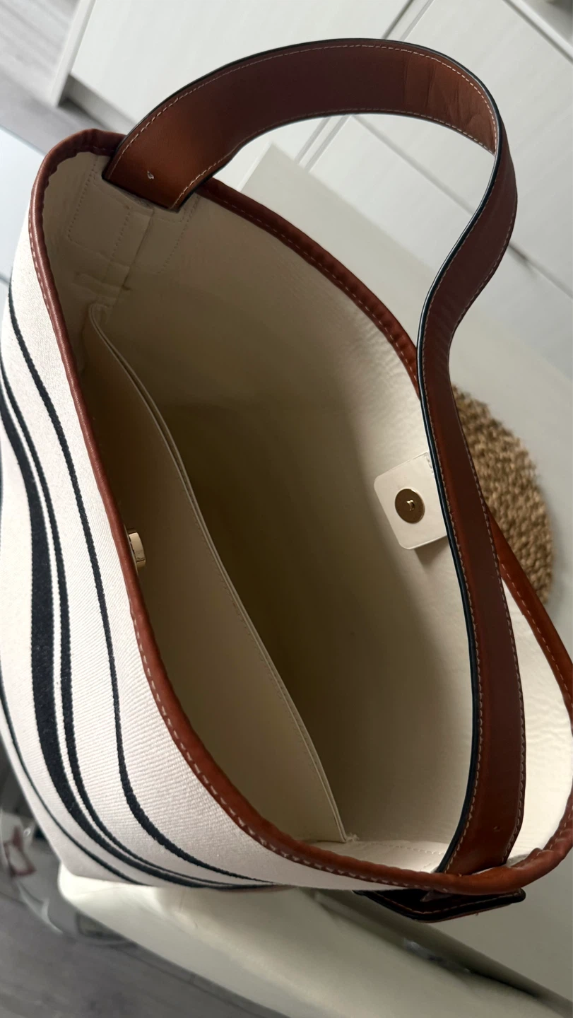 H&M striped tote bag - photo 5