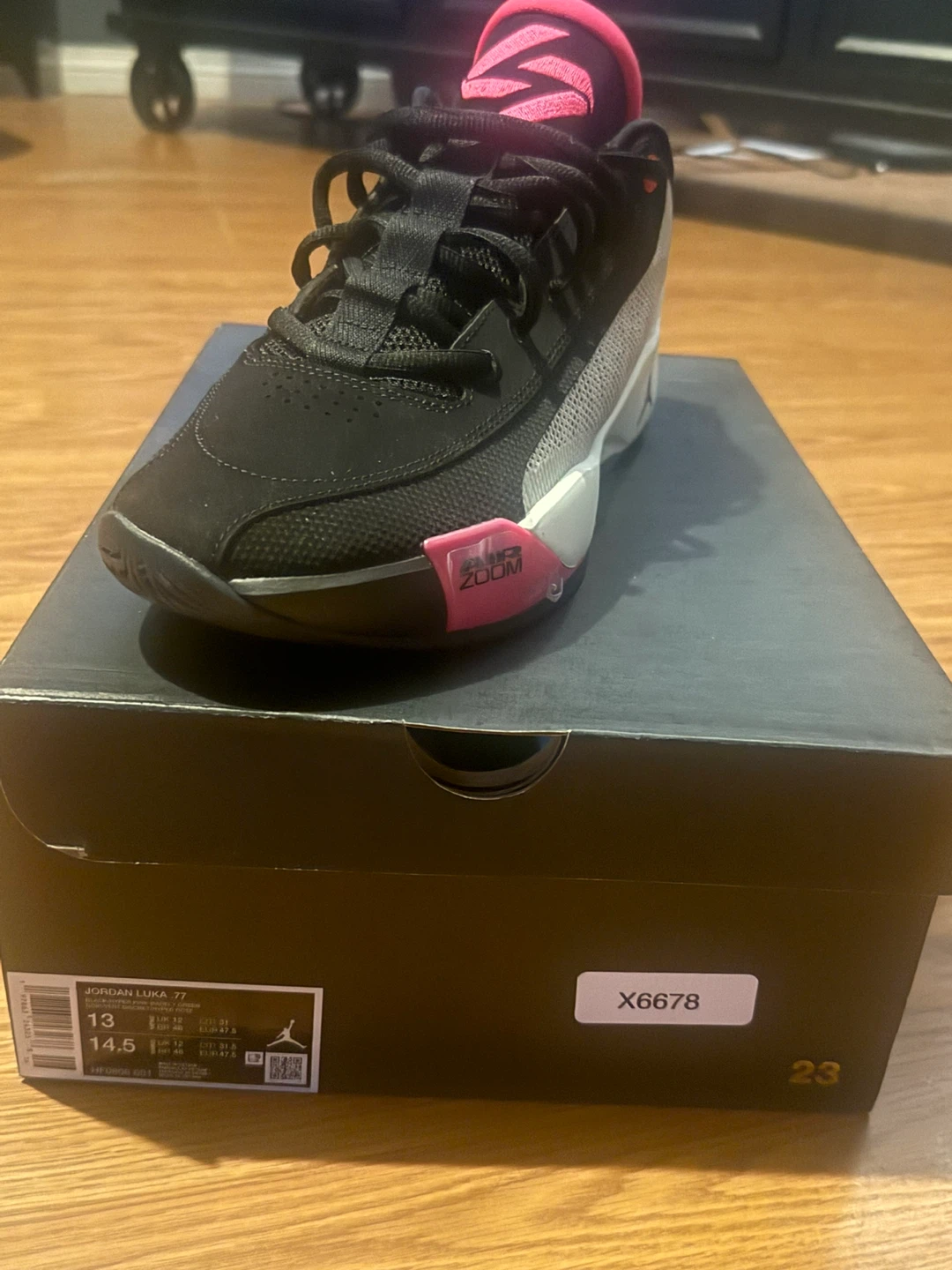 Jordan Luka 77 Basketball Shoes Black Pink Size 13 - photo 3