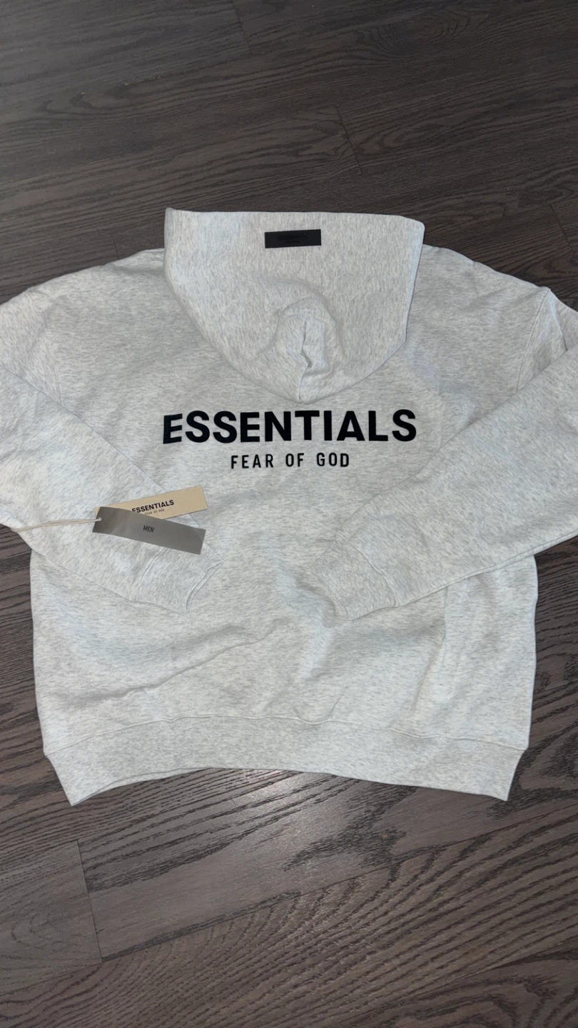 FEAR OF GOD ESSENTIALS Hoodie Grey Men's - photo 3
