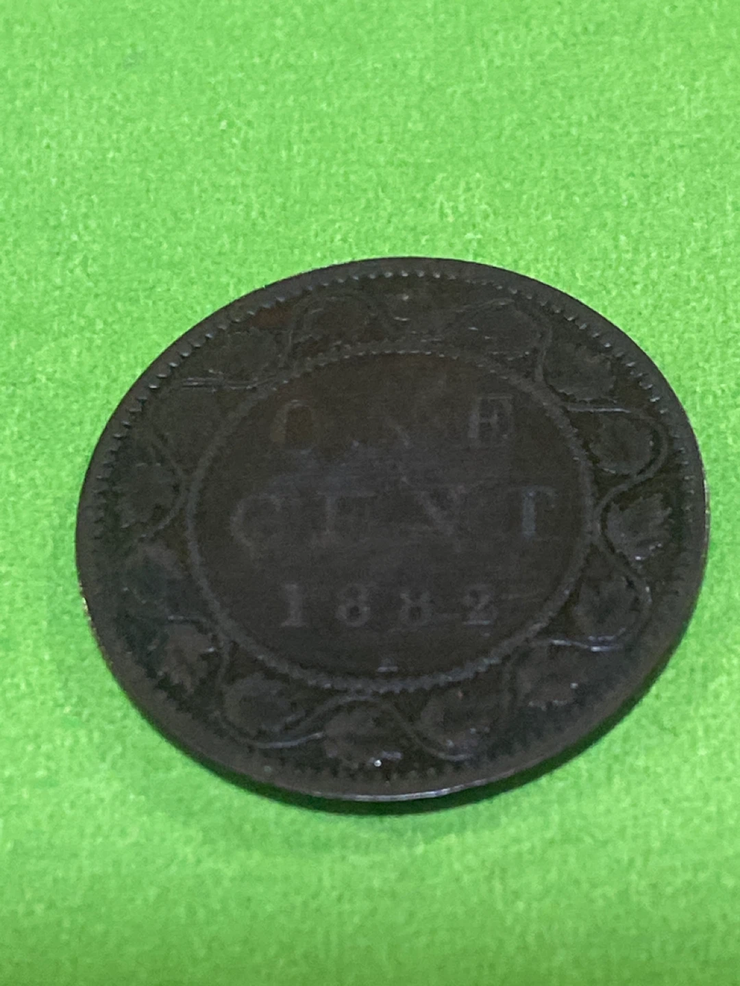 1882 Canada One Cent Coin