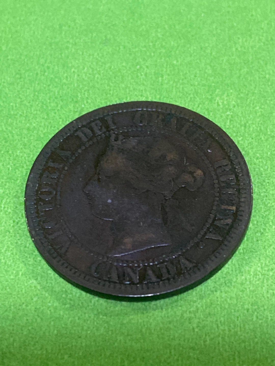 1882 Canada One Cent Coin - photo 2