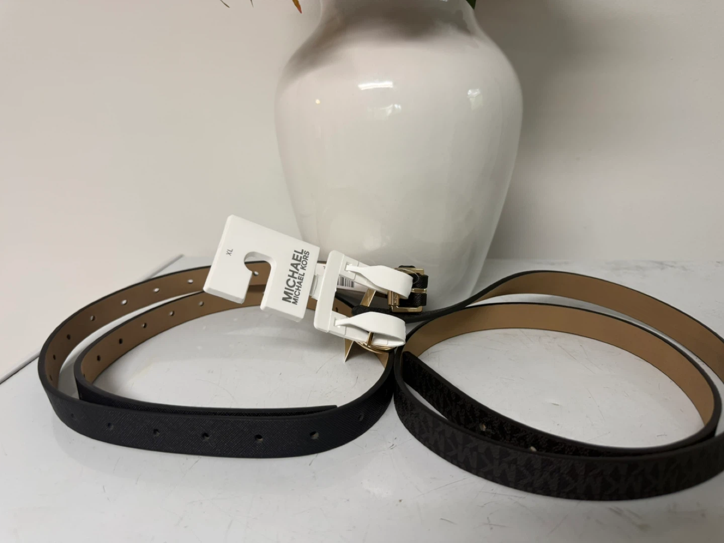 MICHAEL KORS 2 for 1 Belt Set - XL