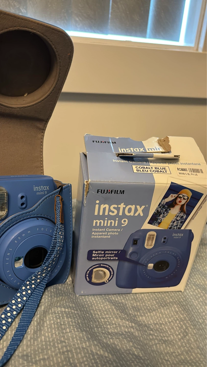 Fujifilm Instax Mini 9 Instant Camera - Cobalt Blue