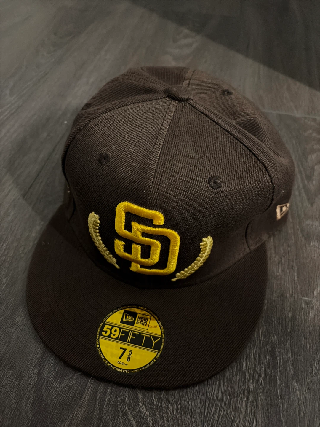 New Era San Diego Padres 59FIFTY Fitted Hat Size 7 5/8