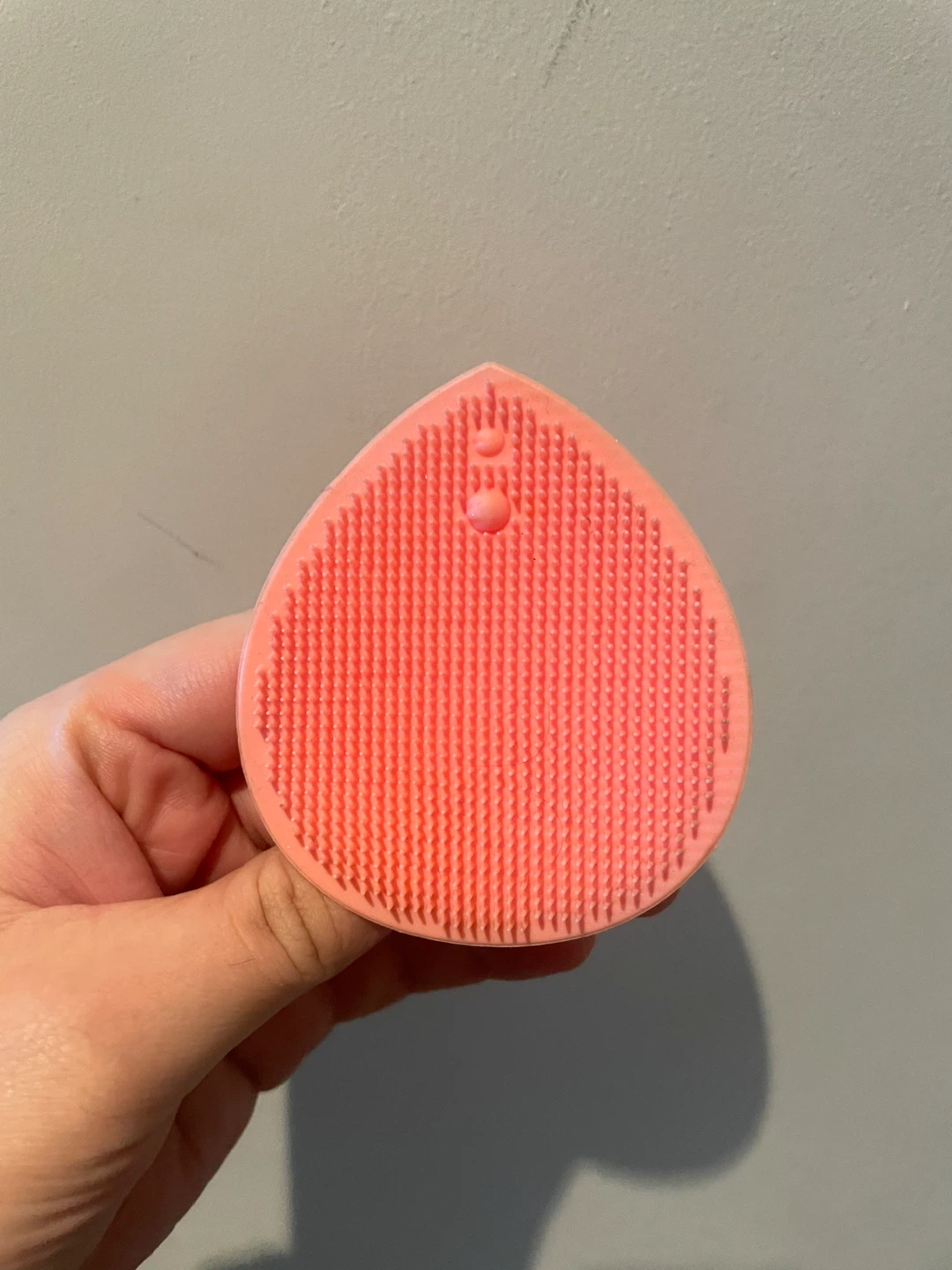 Pink Silicone Facial Cleansing Brush