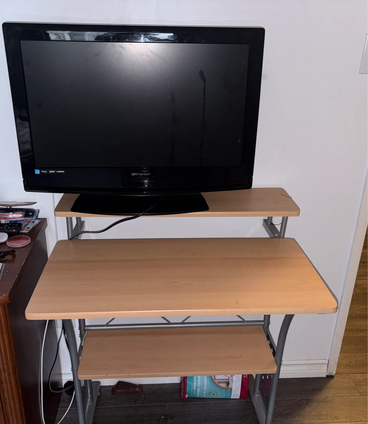 Emerson TV and Computer Desk