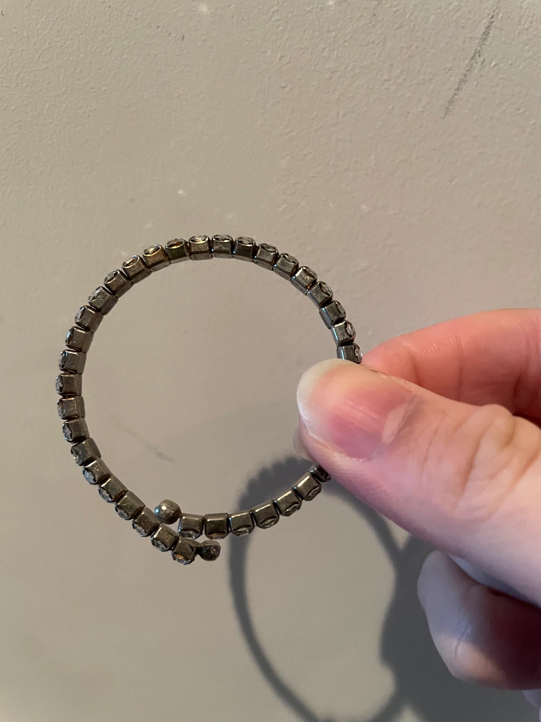 Sparkly Rhinestone Coil Bracelet - photo 2