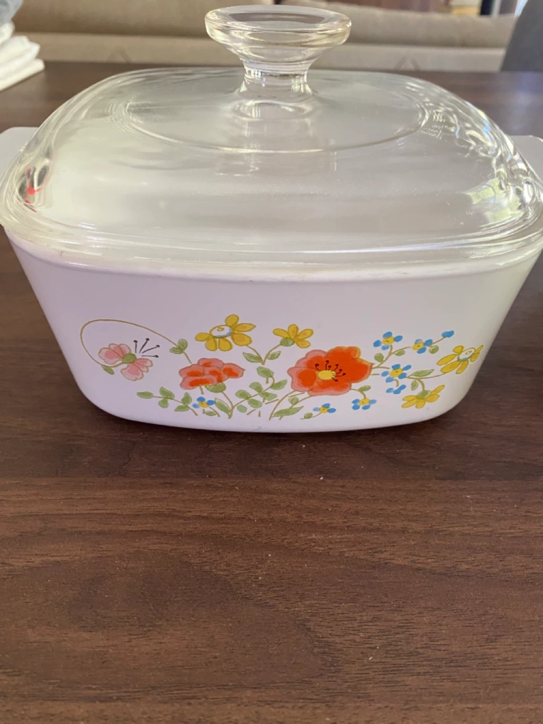 Vintage CorningWare “Wild Flowers” Baking Dishes with Lids - photo 4