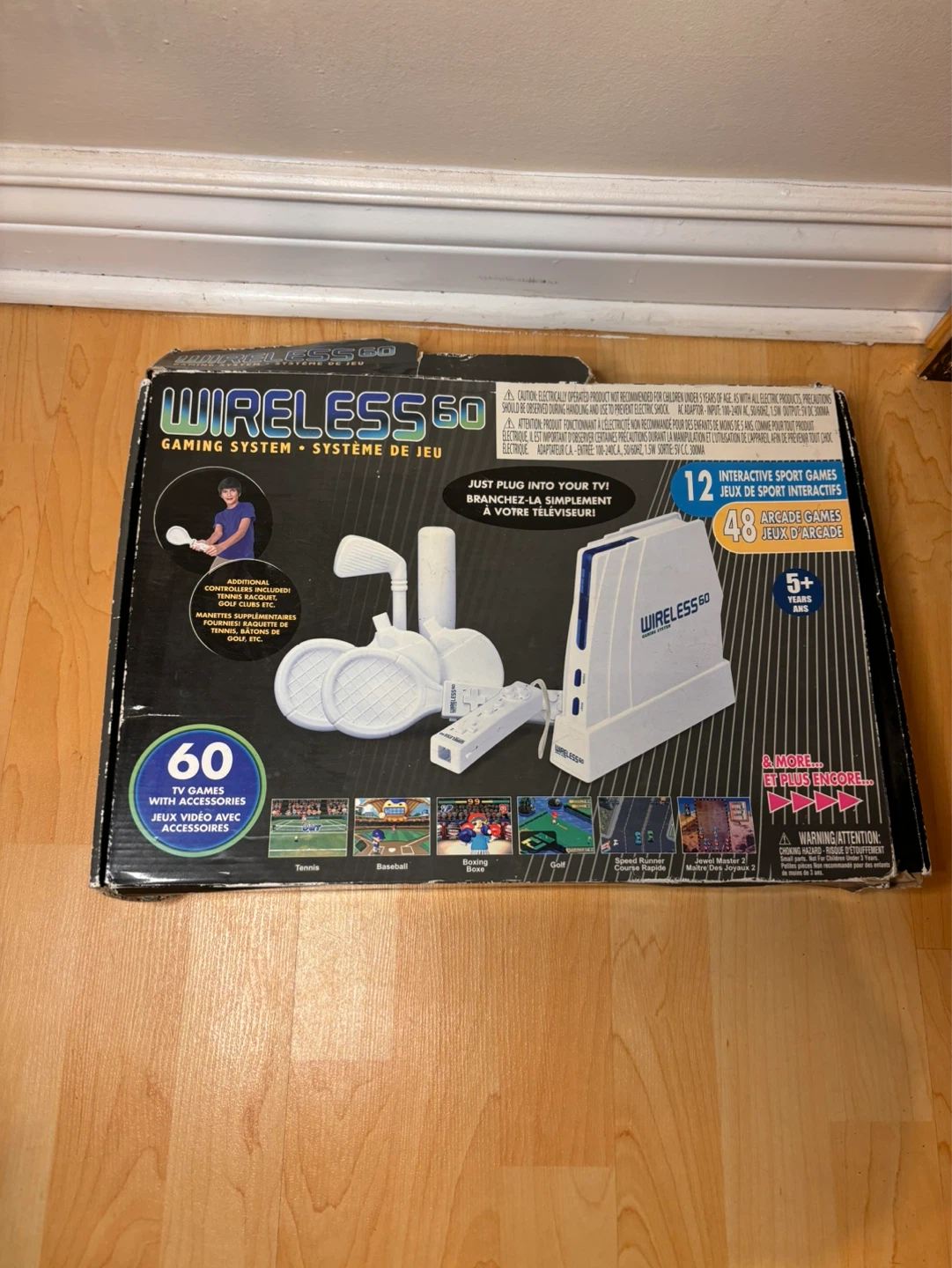 Wireless 60 Retro Motion Gaming System – Complete in Box
