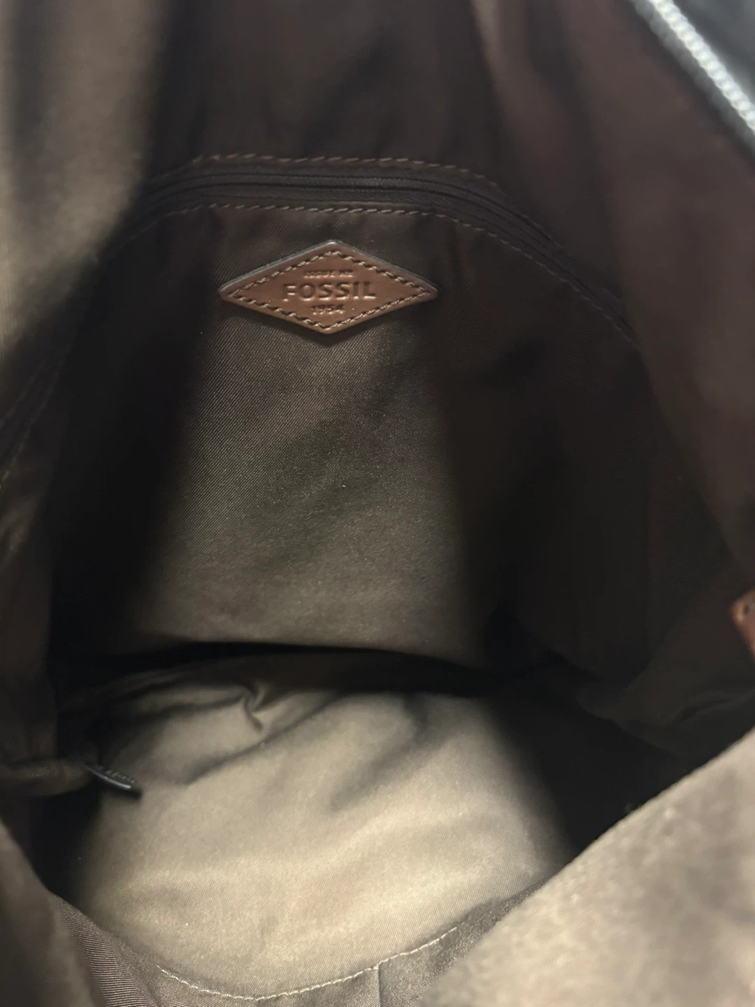 Fossil Black Leather Tote Bag - photo 5