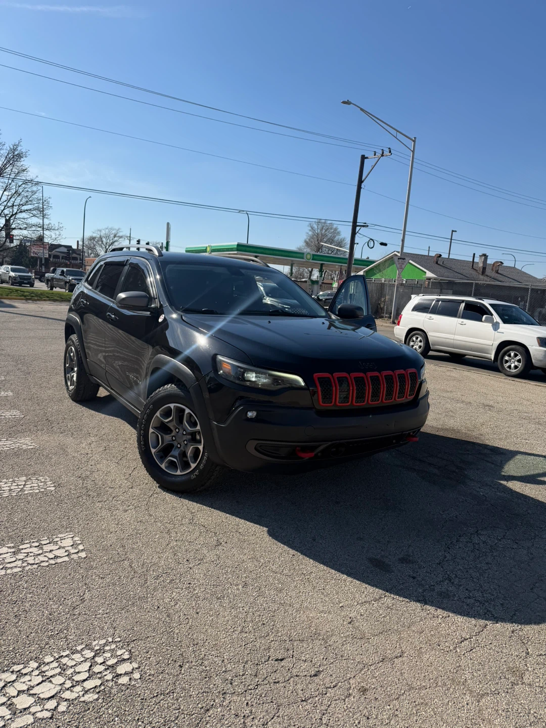 2020 Black Jeep Cherokee Trailhawk 4x4 SUV