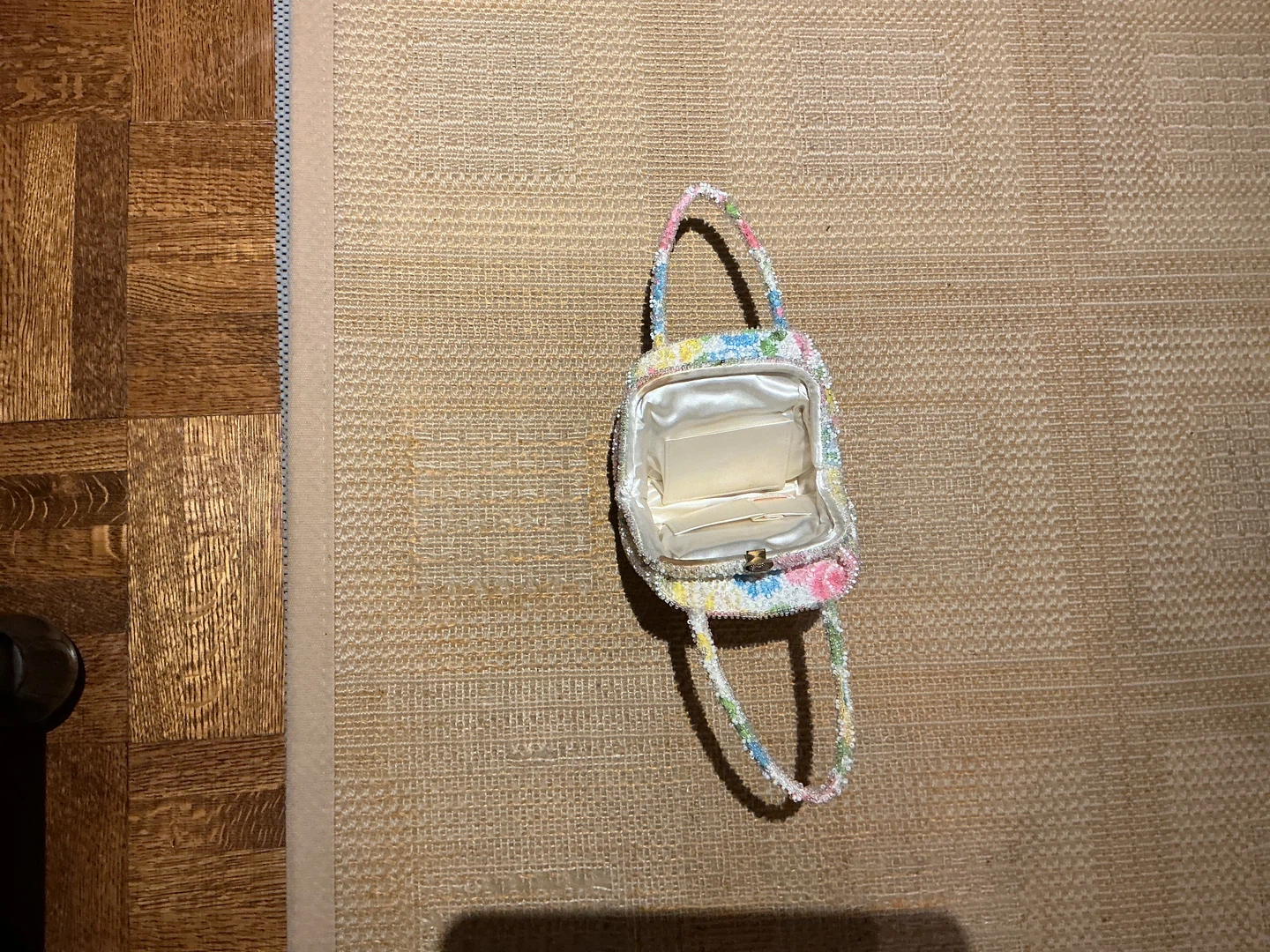 Walborg Vintage Beaded Floral Evening Bag - photo 2