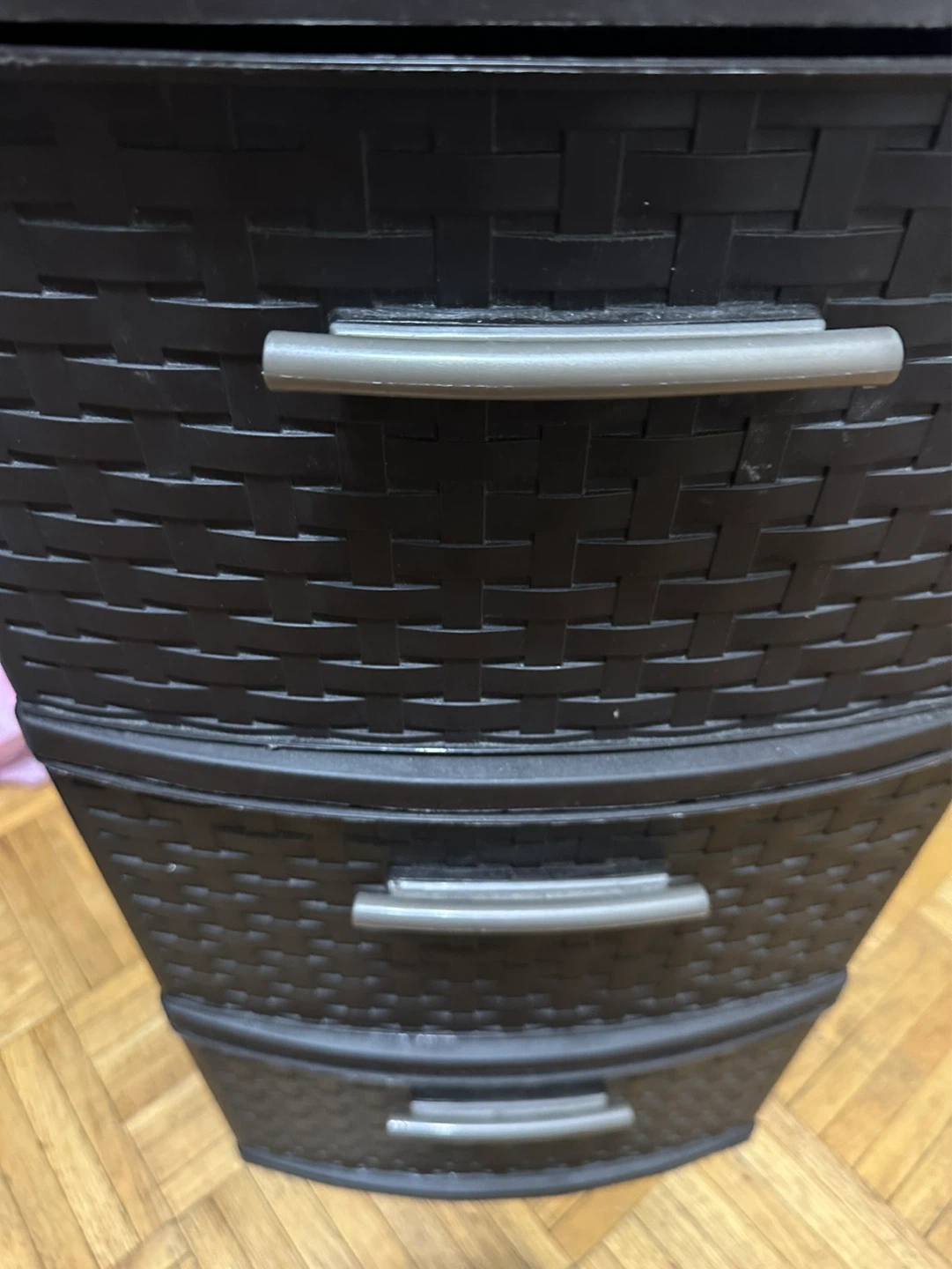 Brown  3-Drawer Storage Unit