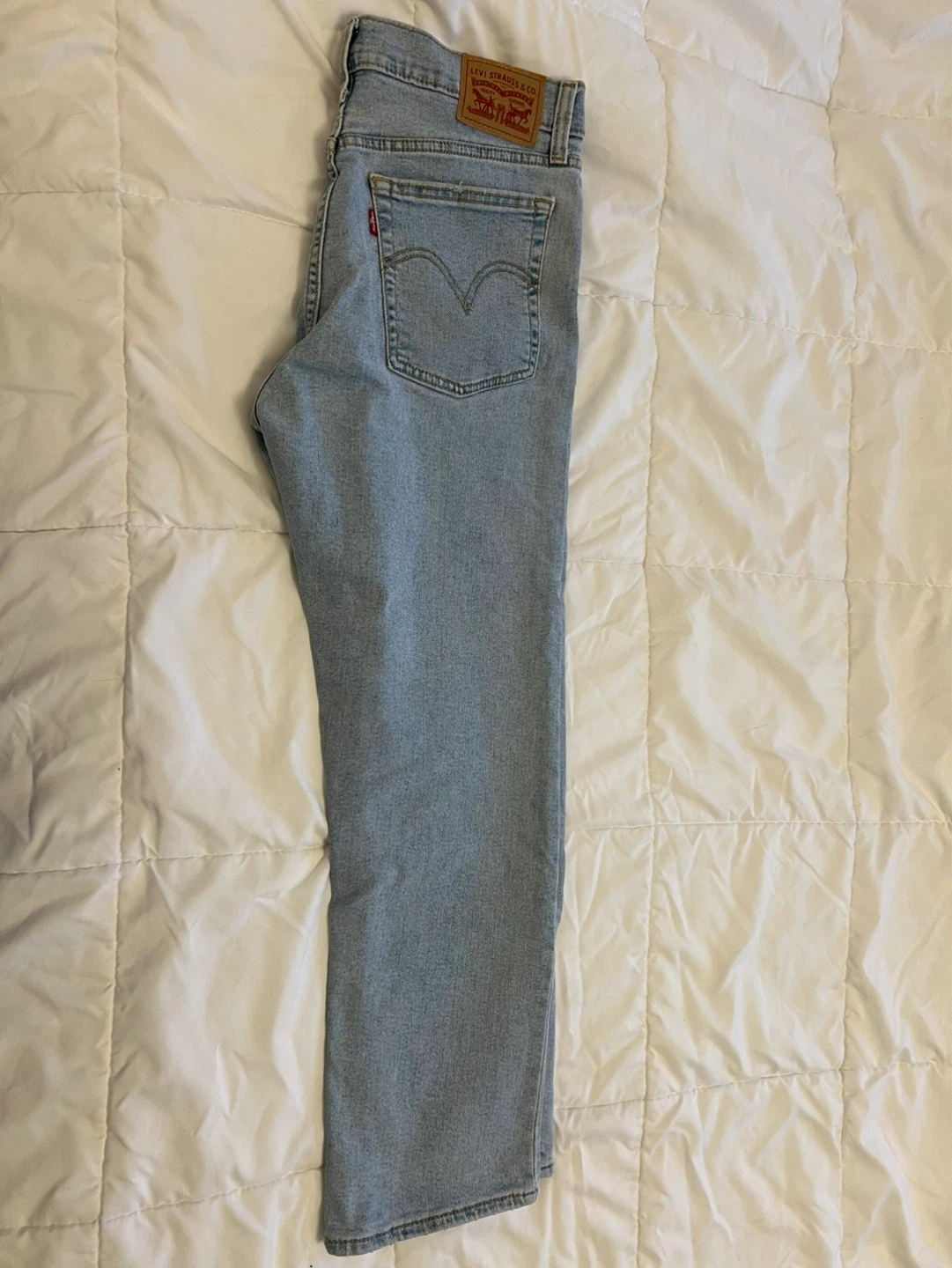 Levi Strauss Signature High-Rise Loose Straight Jeans Size 6 - photo 4