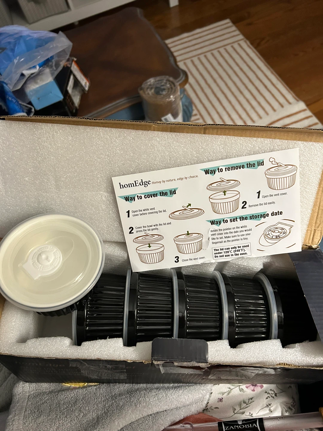 homEdge Ramekins with Lids (Set of 5) - photo 3