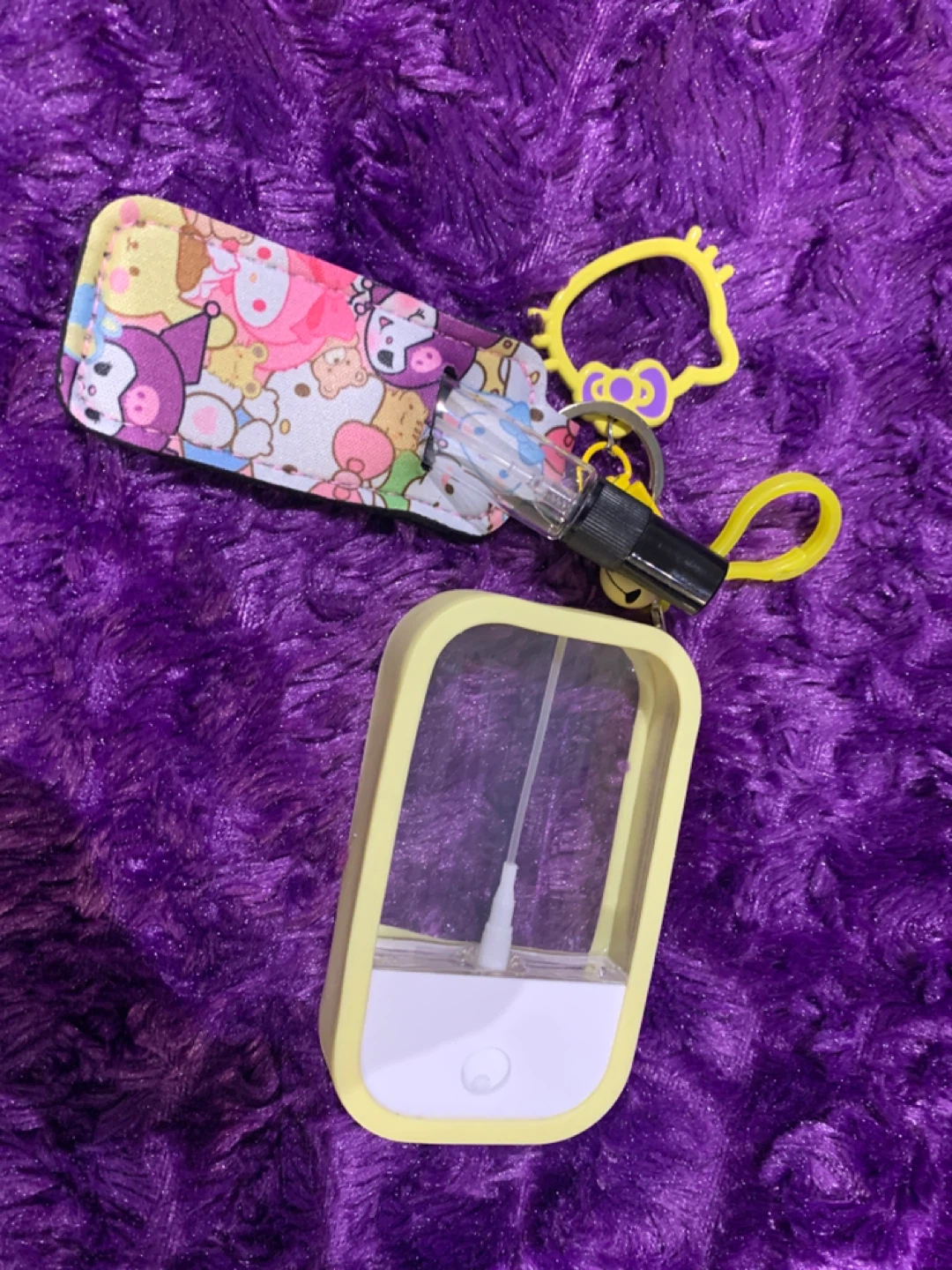 Sanrio Characters Small Spray Bottle with Keychain Holder - photo 2