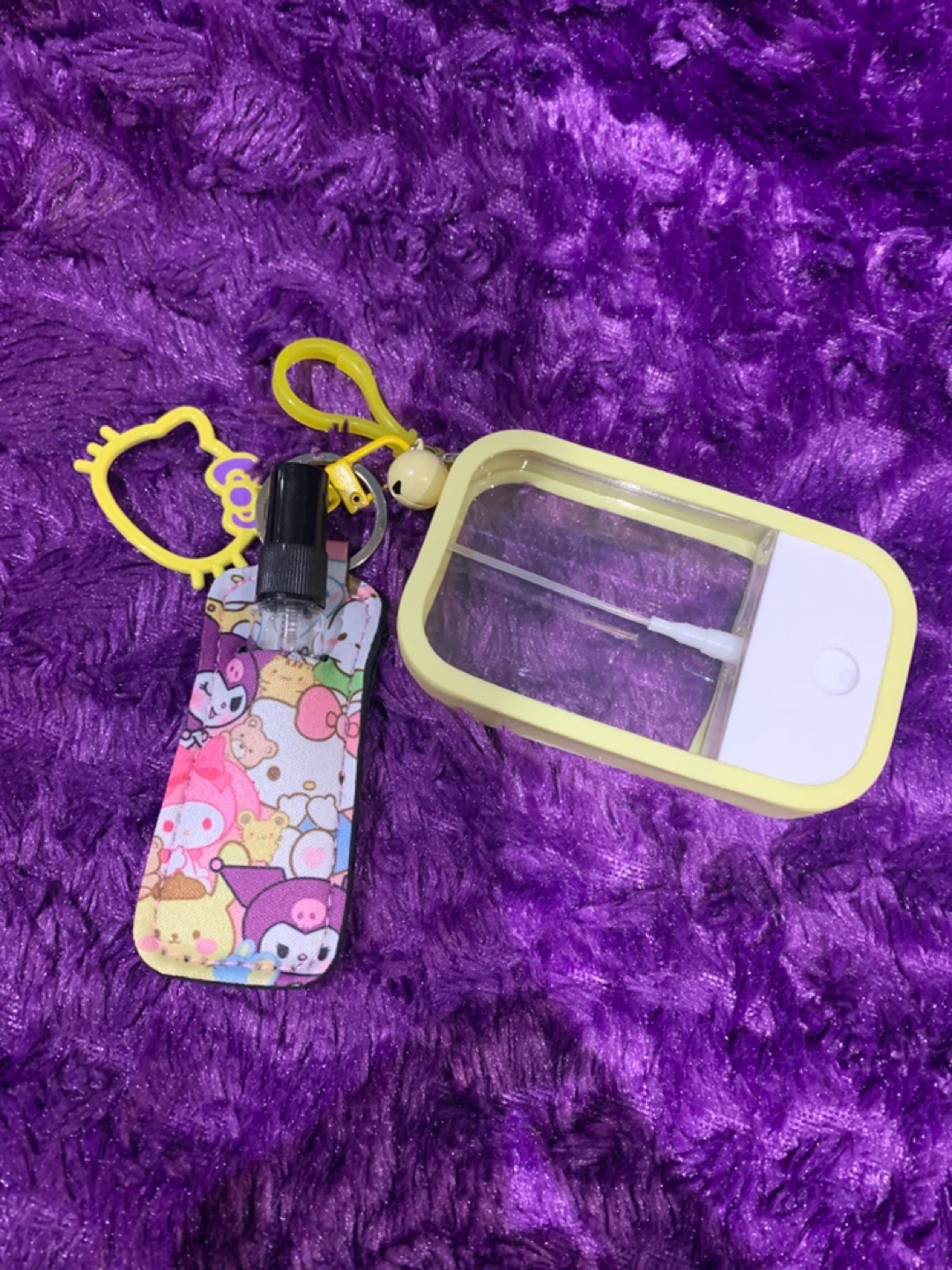 Sanrio Characters Small Spray Bottle with Keychain Holder - photo 3