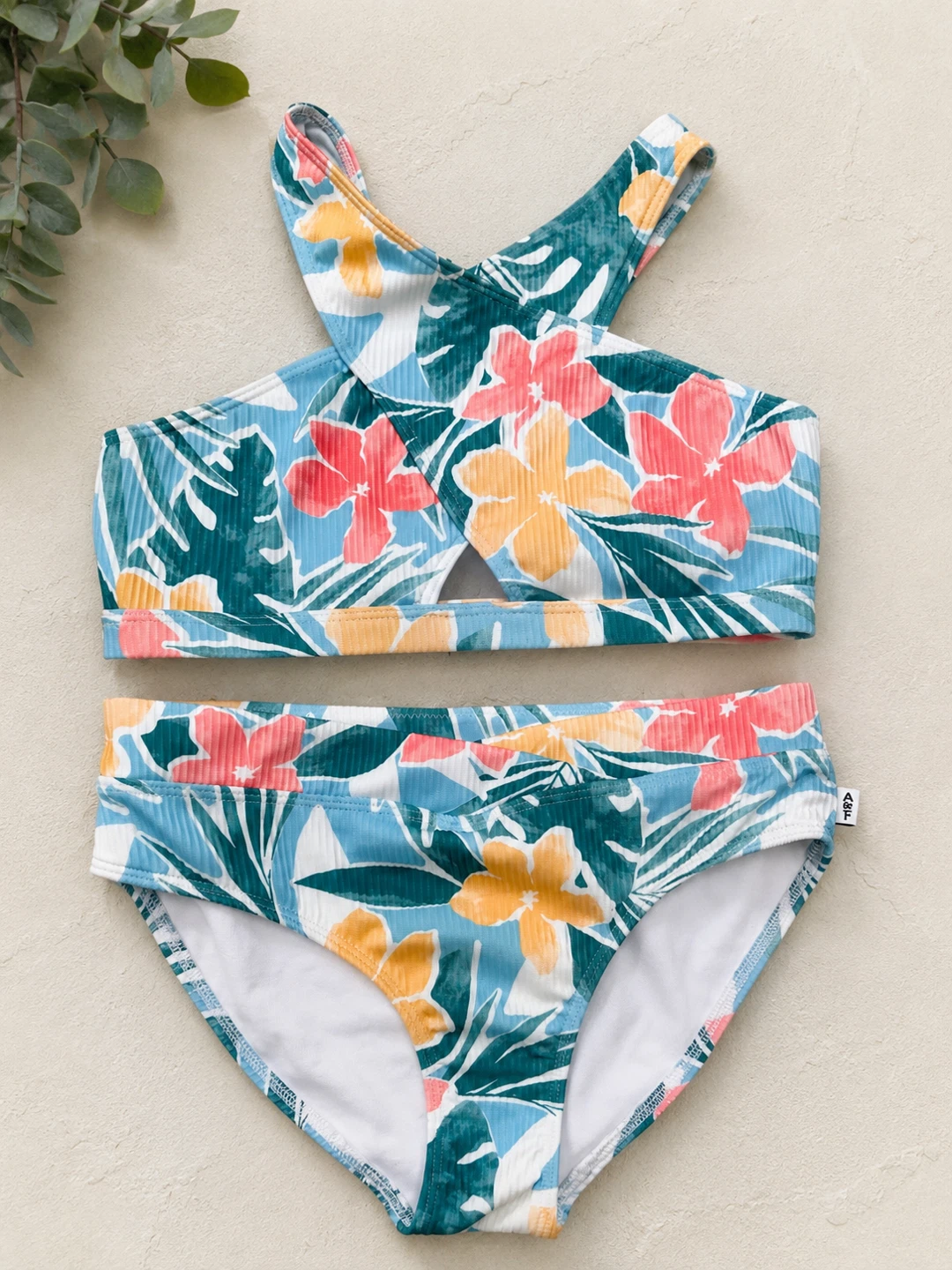 A&F Floral Bikini Set Teens
