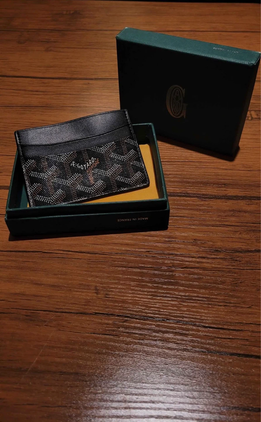 Black Goyard Card Holder