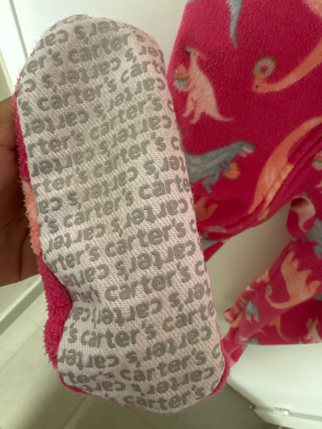 Carter's Child of Mine Dino Fleece Footed Pajamas - 4T - photo 3