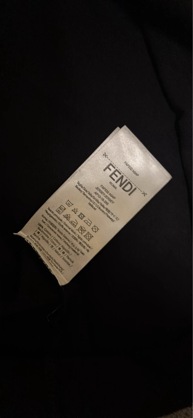Fendi Black Monster Eyes T-Shirt - photo 2