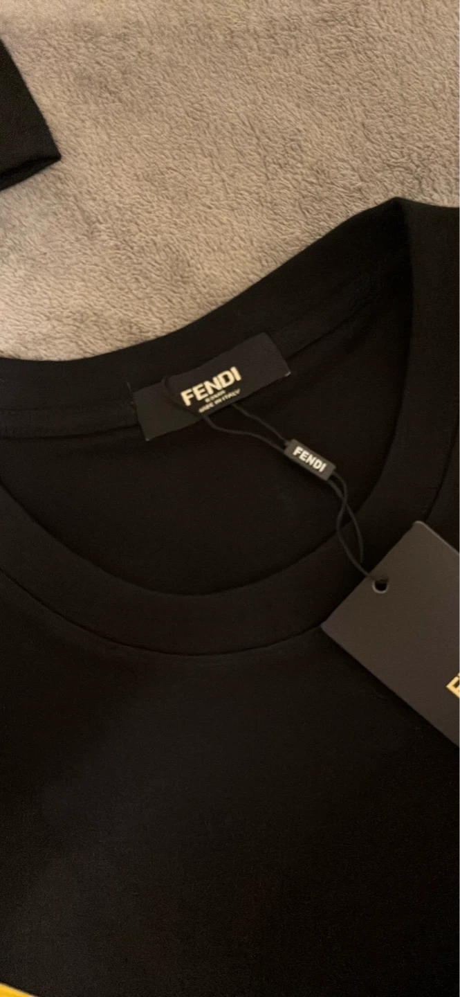 Fendi Black Monster Eyes T-Shirt - photo 3