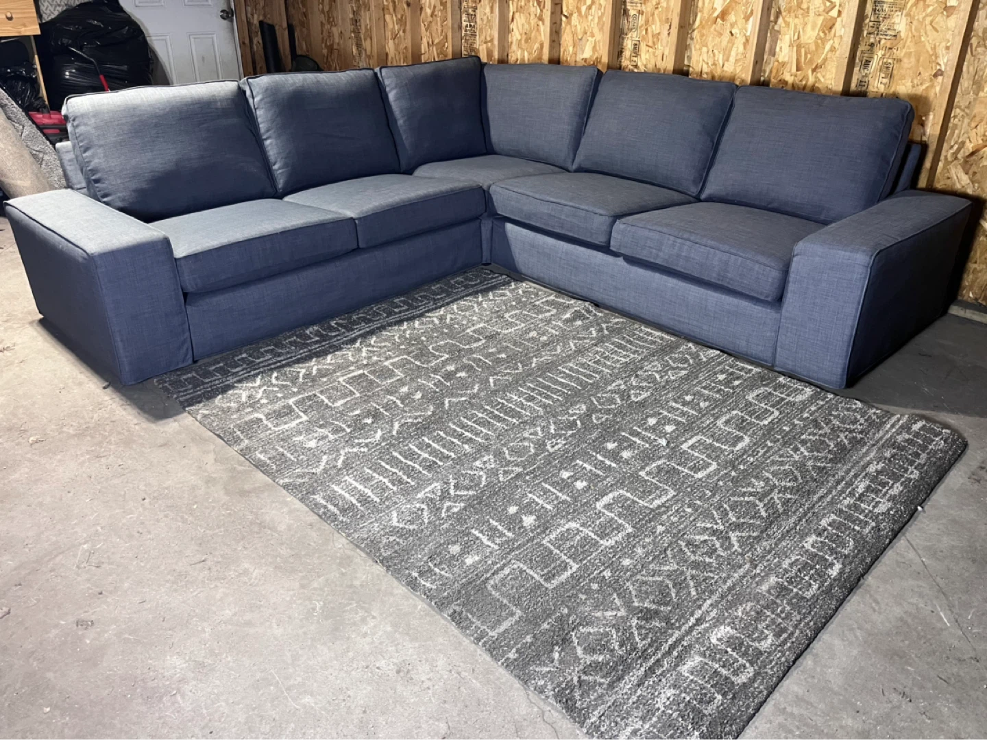 🚚 FREE DELIVERY - IKEA KIVIK Gray Sectional Sofa - photo 2