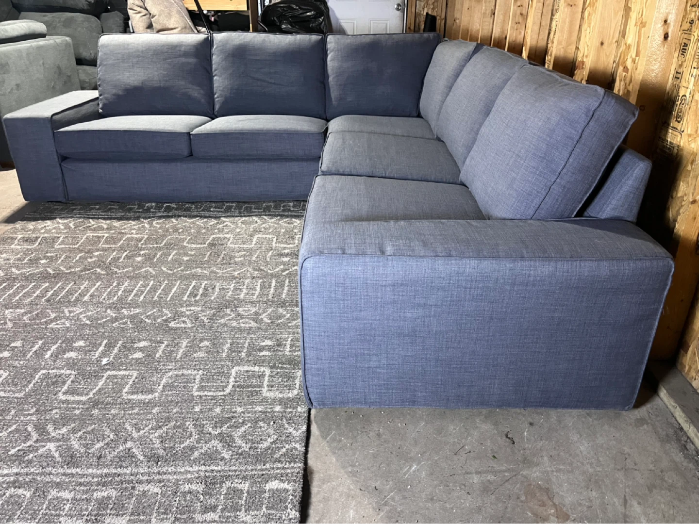 🚚 FREE DELIVERY - IKEA KIVIK Gray Sectional Sofa - photo 5