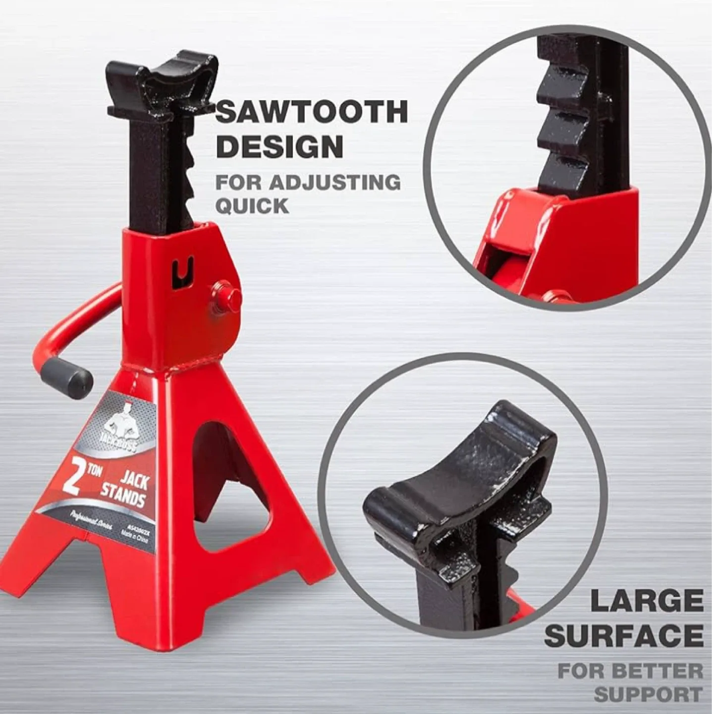 Jack Boss 2 Ton Professional Jack Stands (Pair) - photo 5