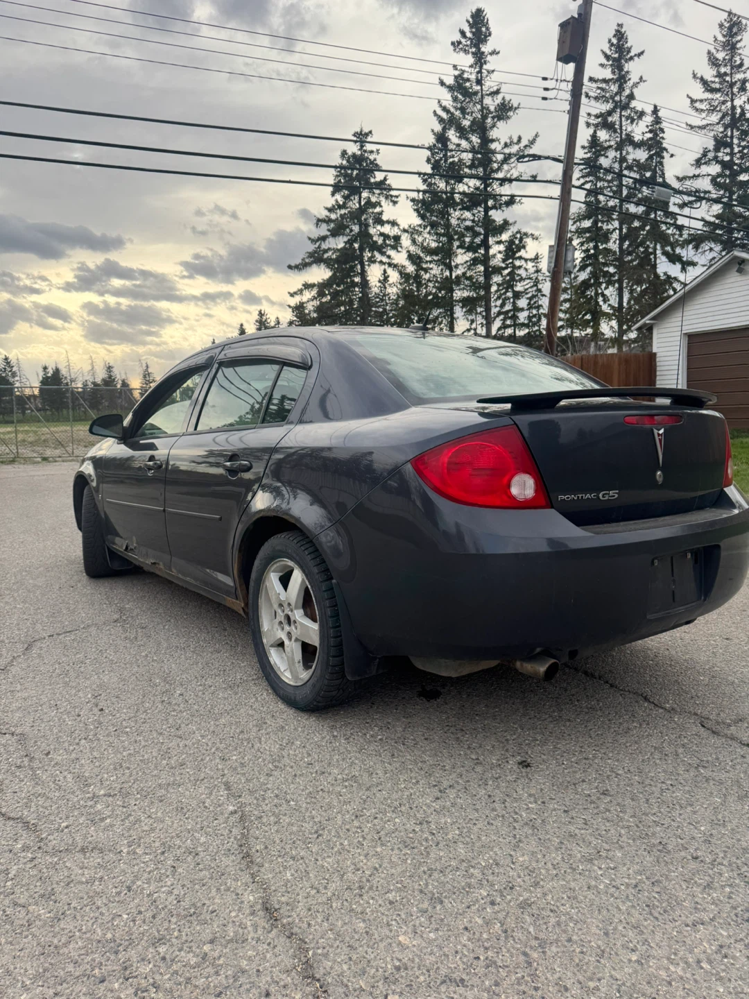Dark Grey 2008 Pontiac G5 Sedan - photo 4