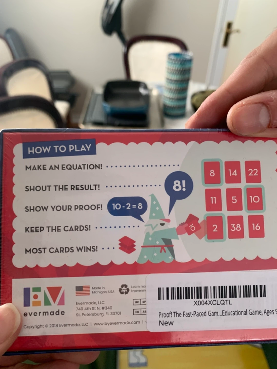 Evermade Proof! The Fast Paced Game of Mental Math Magic! - photo 2
