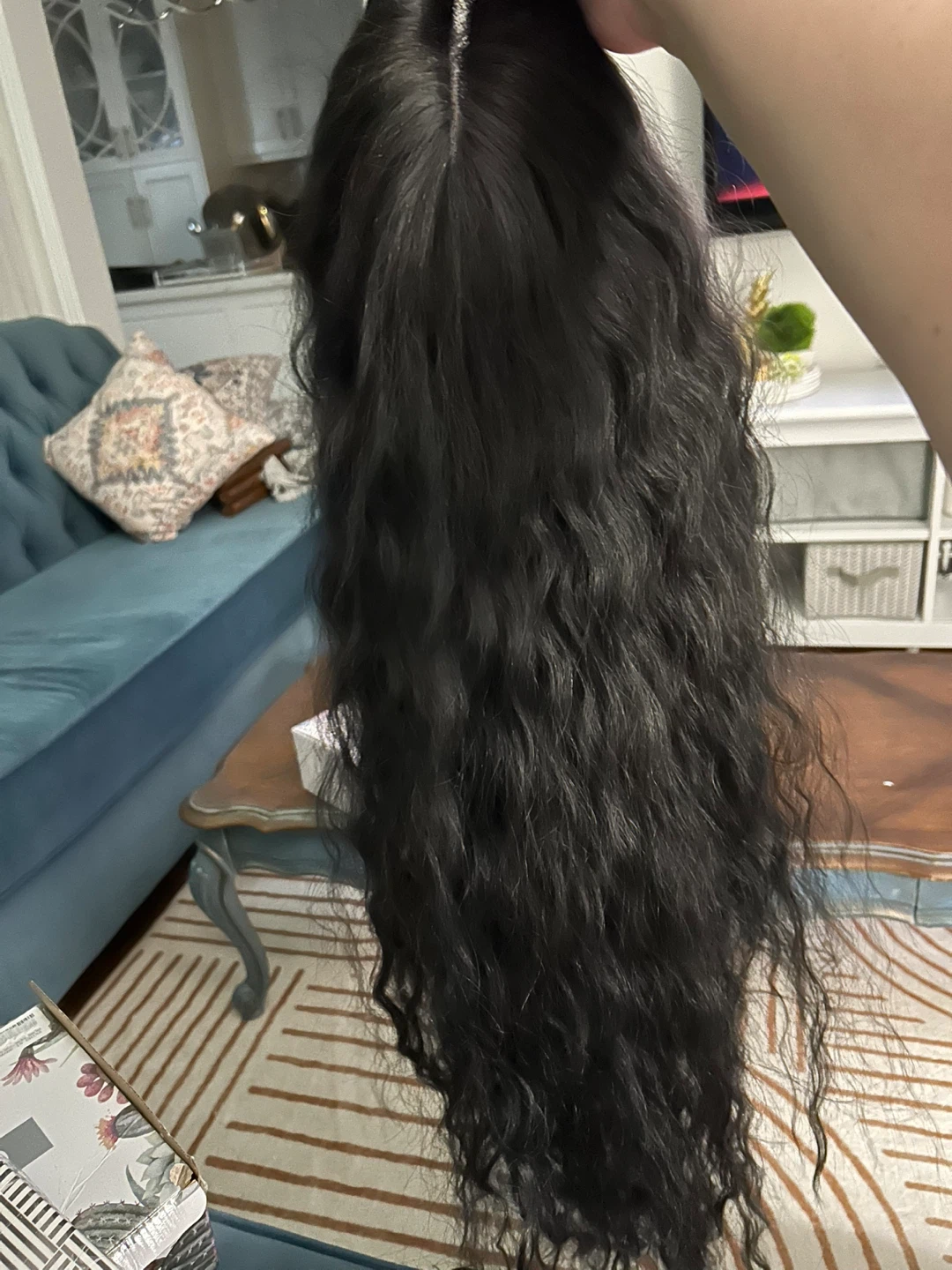 STYLE ICON Black Long Wavy Lace Front Wig - photo 3