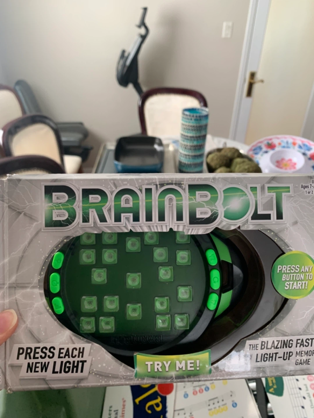 BrainBolt Light-Up Memory Game
