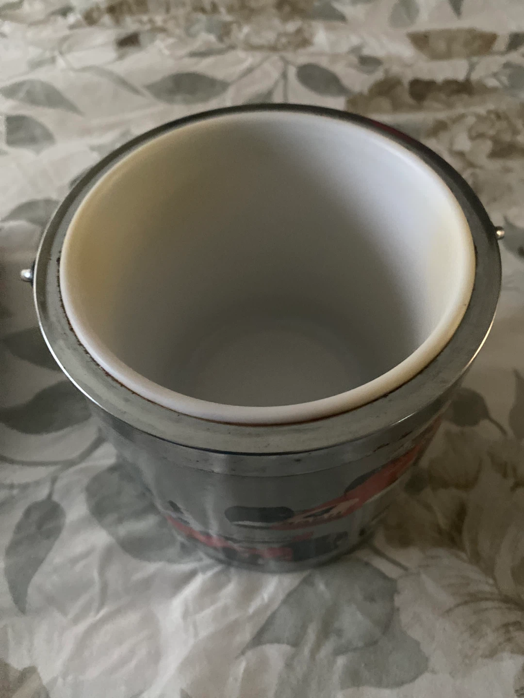 Vintage Ice Bucket with Race Cars - photo 2