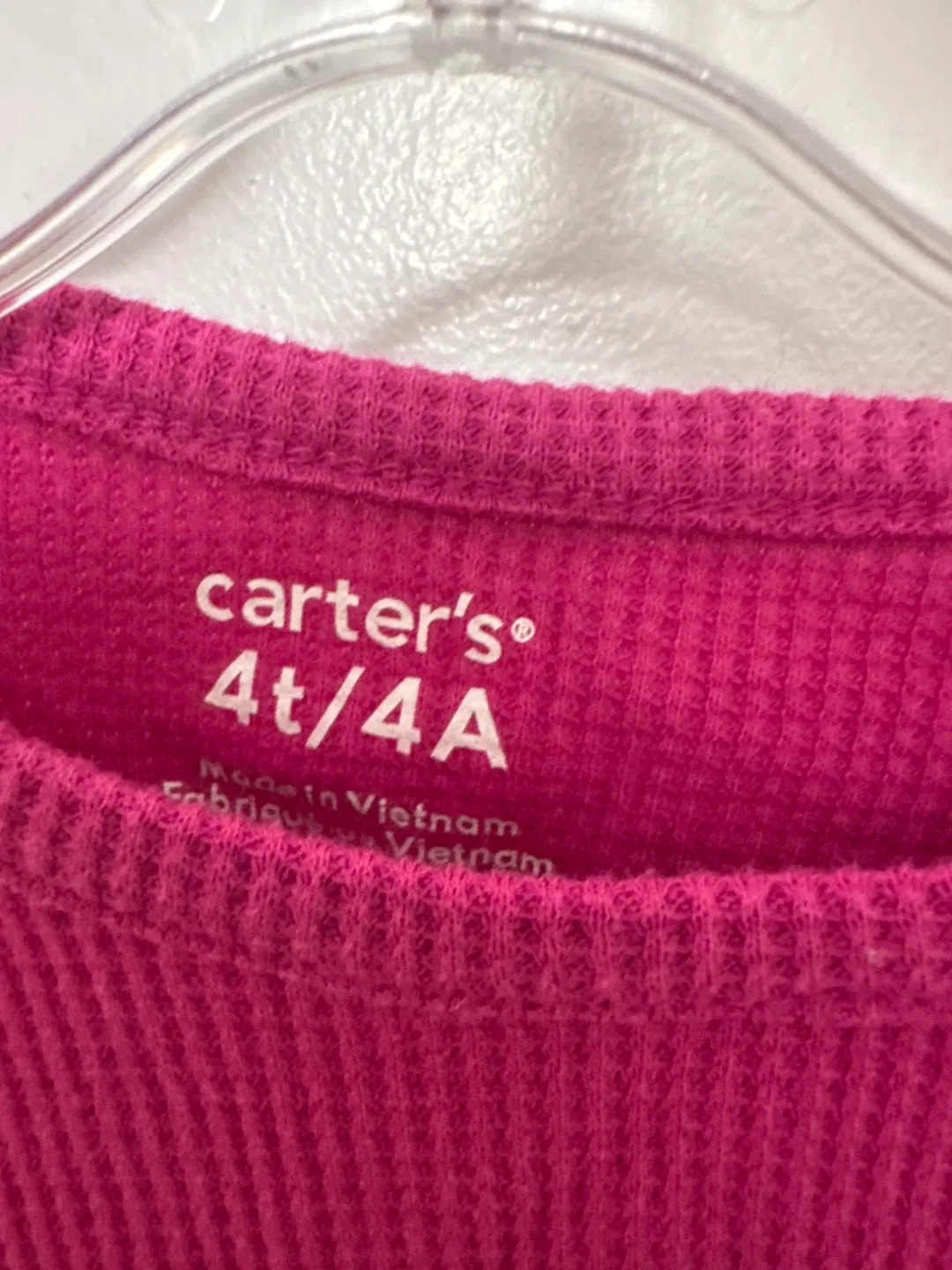 Carter's 4T Pink Butterfly Long Sleeve Shirt - photo 2