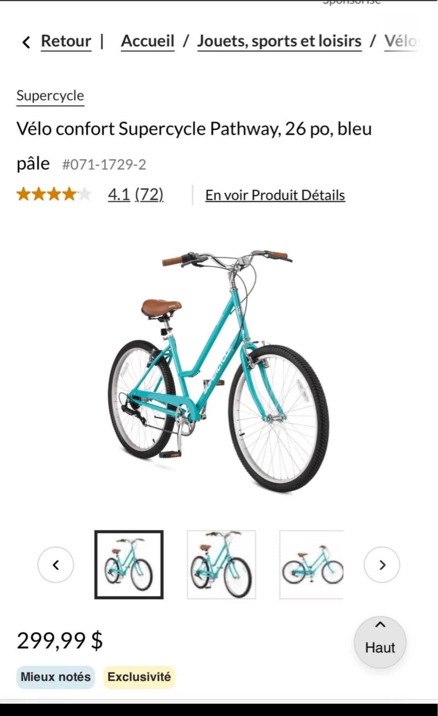 Supercycle Pathway Comfort Bike - Teal