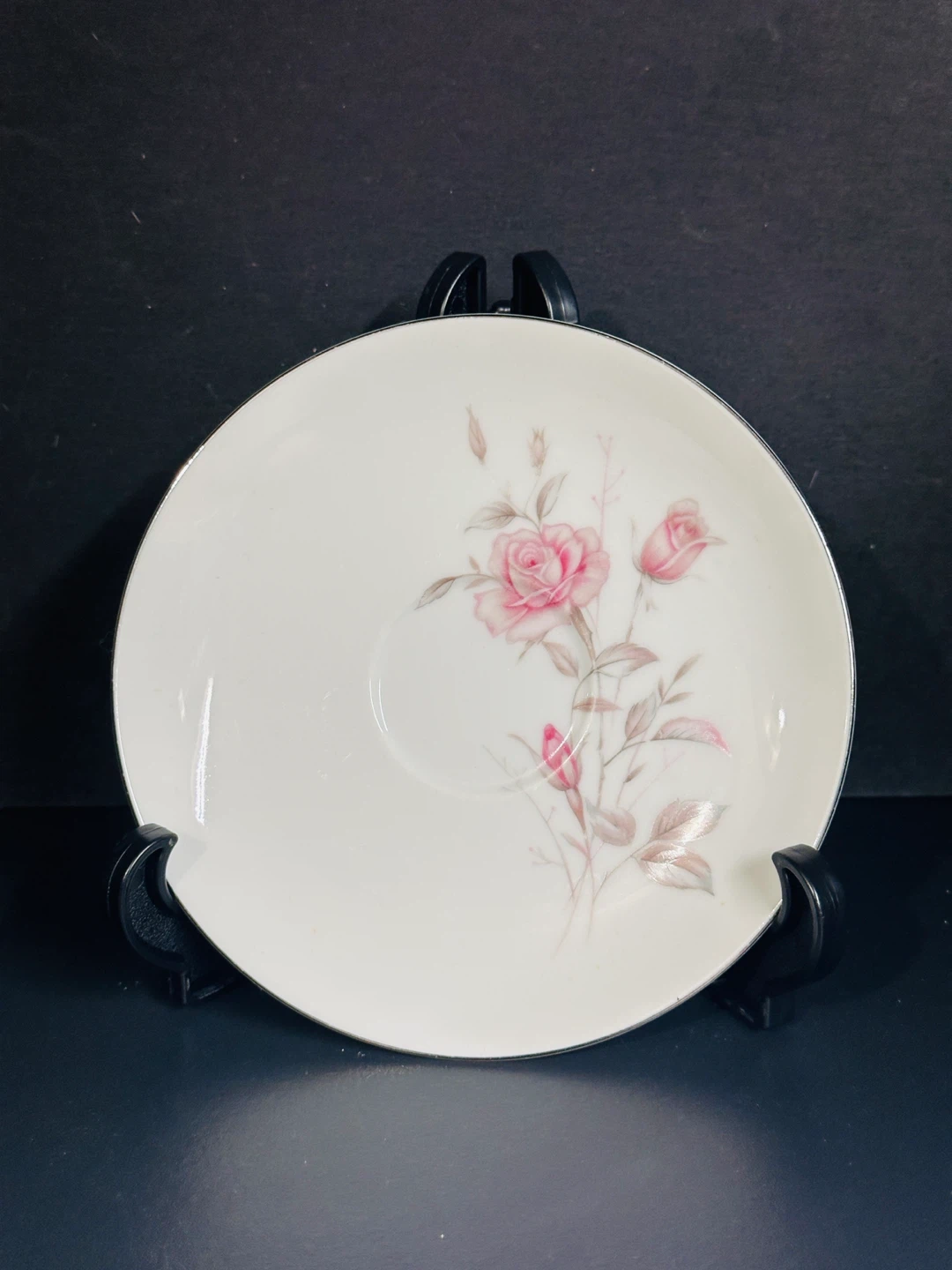 Pink Rose Dinner Plate Fine China Of Japan lot - photo 4