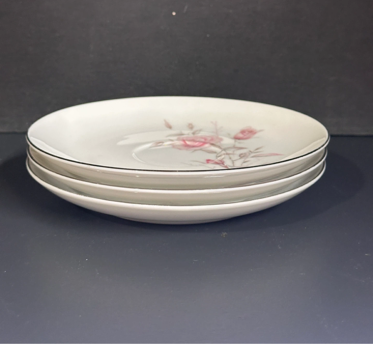 Pink Rose Dinner Plate Fine China Of Japan lot