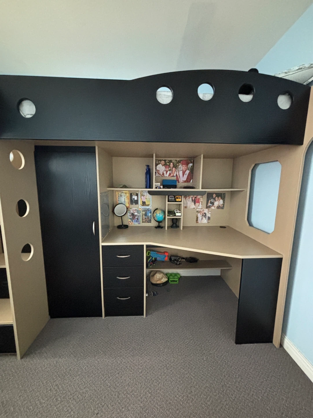 JYSK NIKA Loft Bed With Desk and Storage (Twin) - photo 5