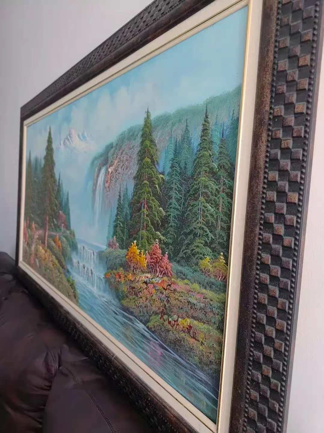 Large Landscape Waterfall Painting - photo 3