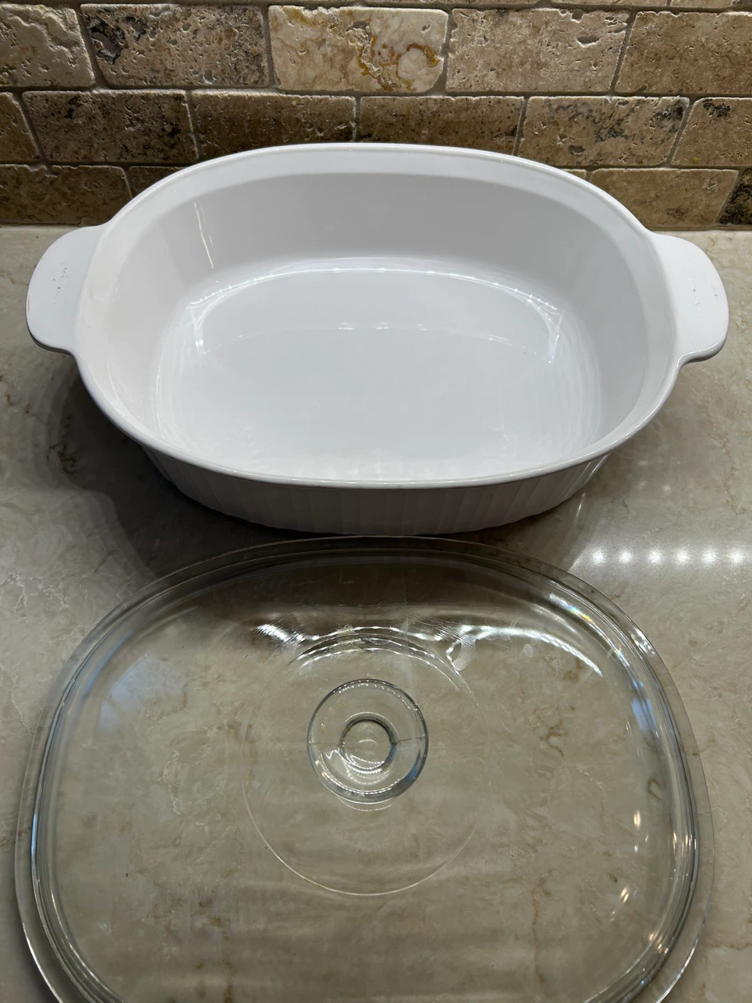 FRENCH WHITE 4L CORNING WARE CASSEROLE DISH (SEE LISTING) - photo 2