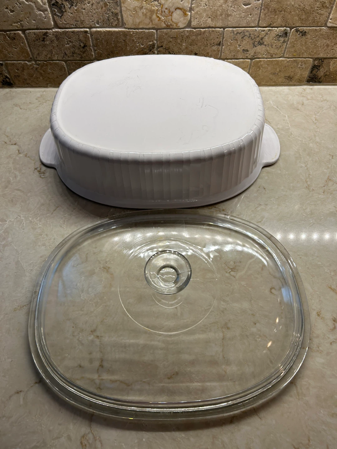 FRENCH WHITE 4L CORNING WARE CASSEROLE DISH (SEE LISTING) - photo 3