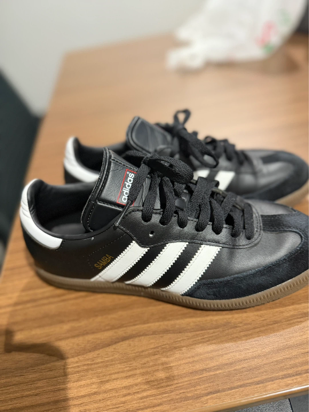 Adidas Samba Classic Black White Gum Shoes
