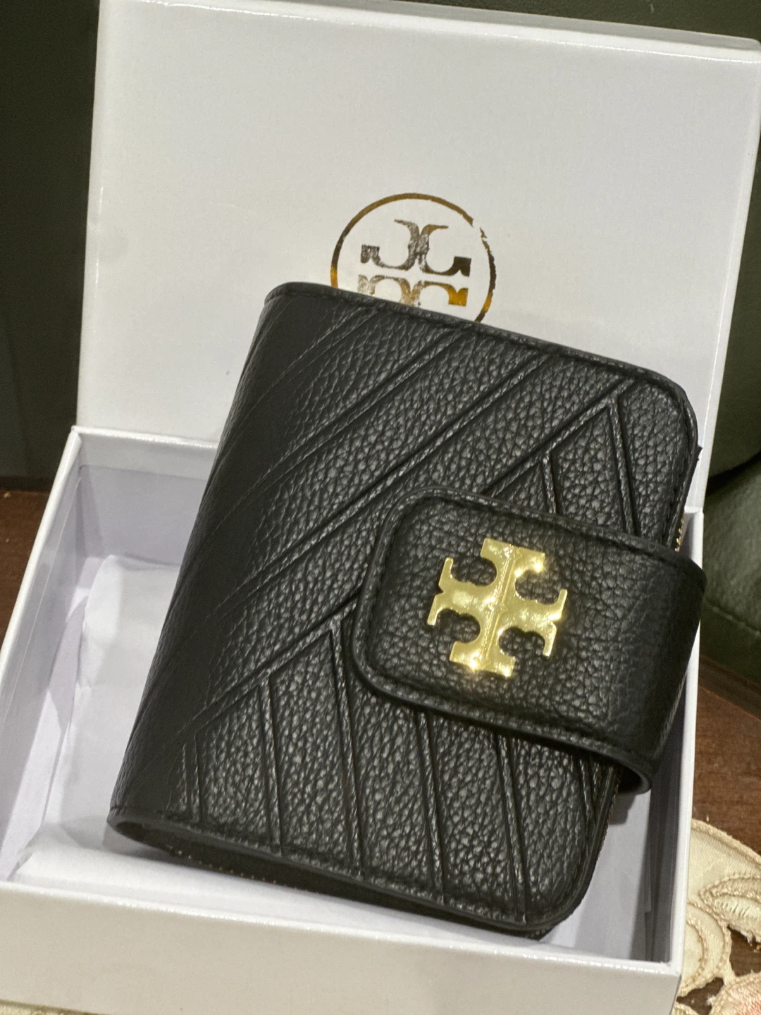 Tory Burch Black Leather Wallet - photo 4