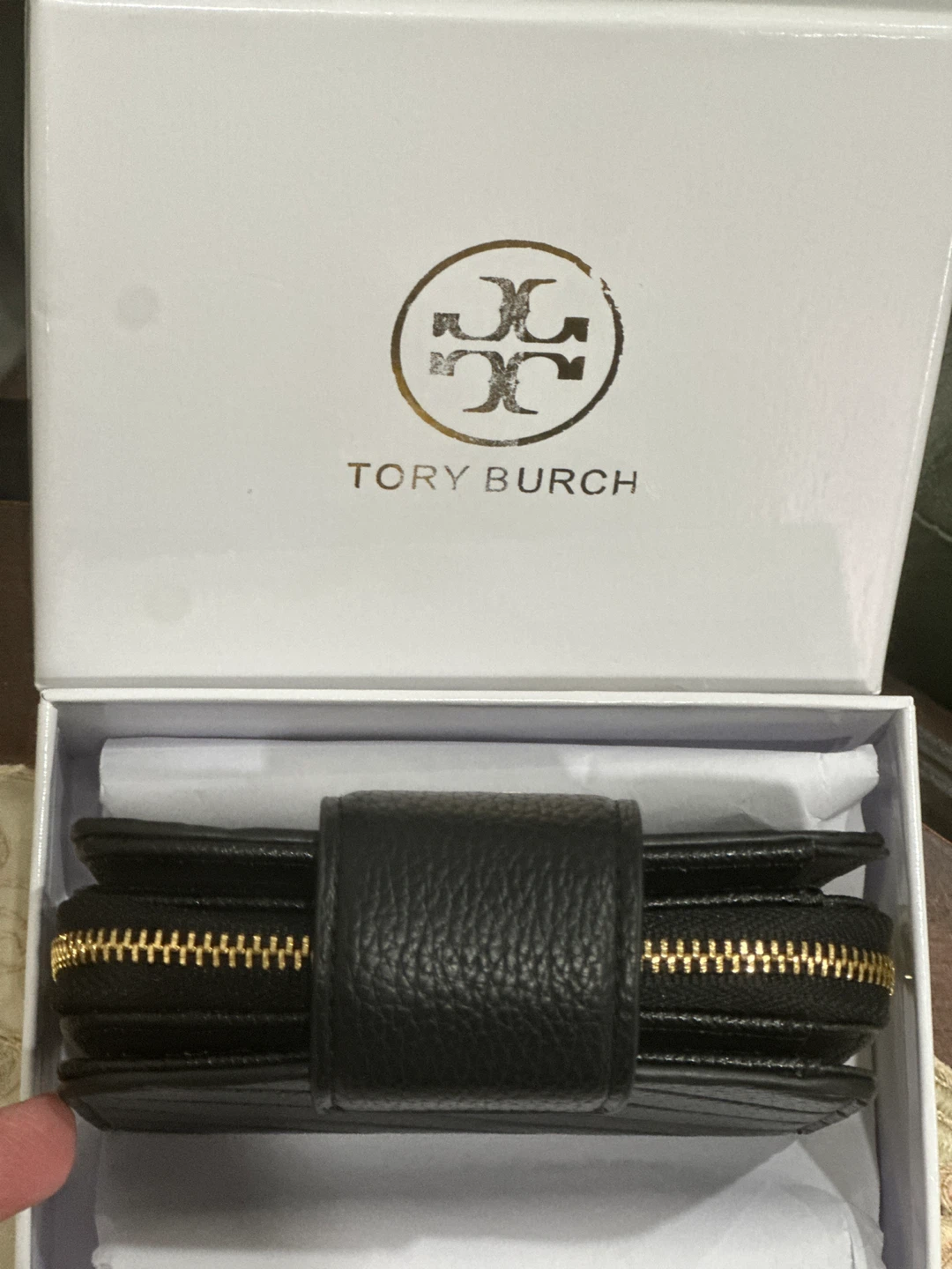 Tory Burch Black Leather Wallet - photo 3